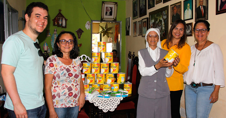 CRO-RN distribui leite em duas instituições filantrópicas de Currais Novos