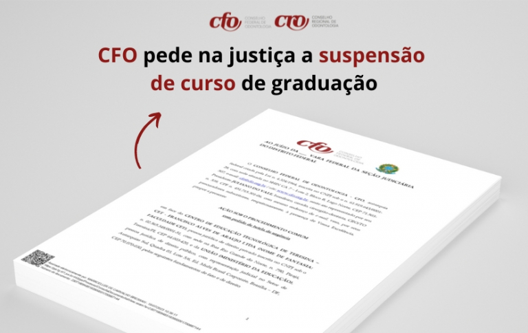 CFO pede na justiça suspensão de curso de graduação
