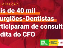Consulta inédita do CFO mobiliza participação expressiva de Cirurgiões-Dentistas em todo o país