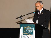 Professor Heitel Cabral, presidente de honra do congresso