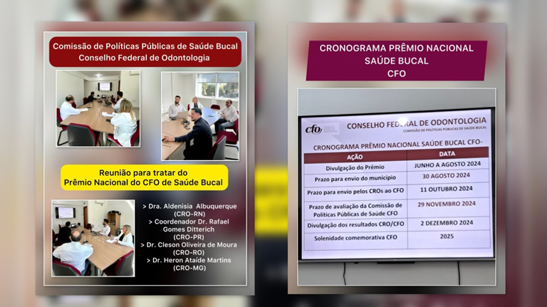 Prêmio Nacional CFO de Saúde Bucal tem inscrições abertas para os municípios do RN 