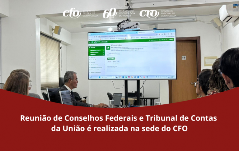 Reunião de Conselhos Federais e Tribunal de Contas da União é realizada na sede do CFO