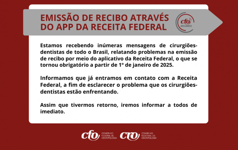 EMISSÃO DE RECIBO ATRAVÉS DO APP DA RECEITA FEDERAL