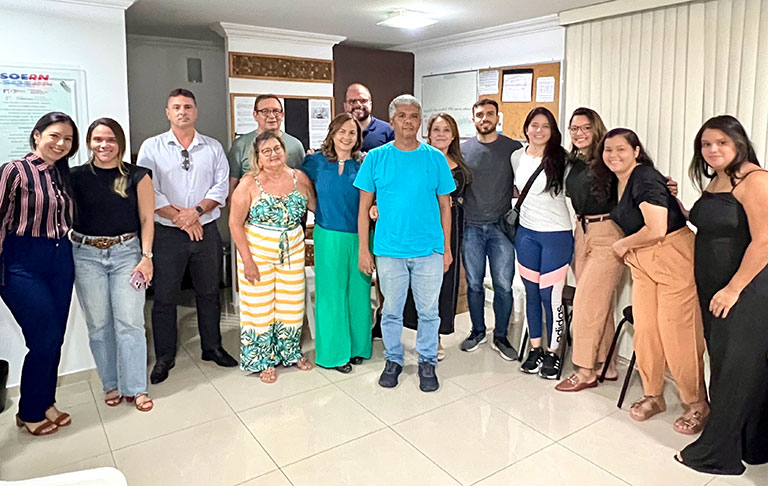 Dentistas concursados de Macaíba se reúnem com o presidente do SOERN e discutem pauta de reivindicações para reunião com prefeito