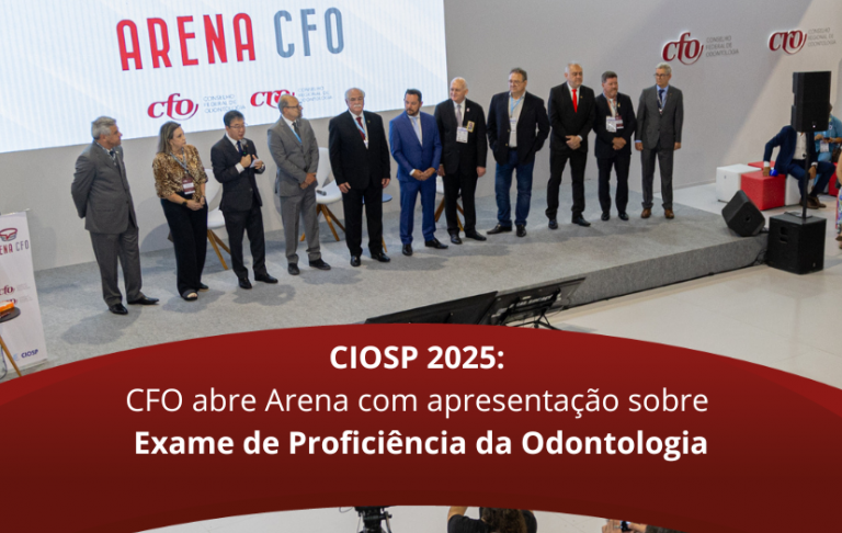 CIOSP 2025: CFO abre Arena com apresentação sobre Exame de Proficiência da Odontologia