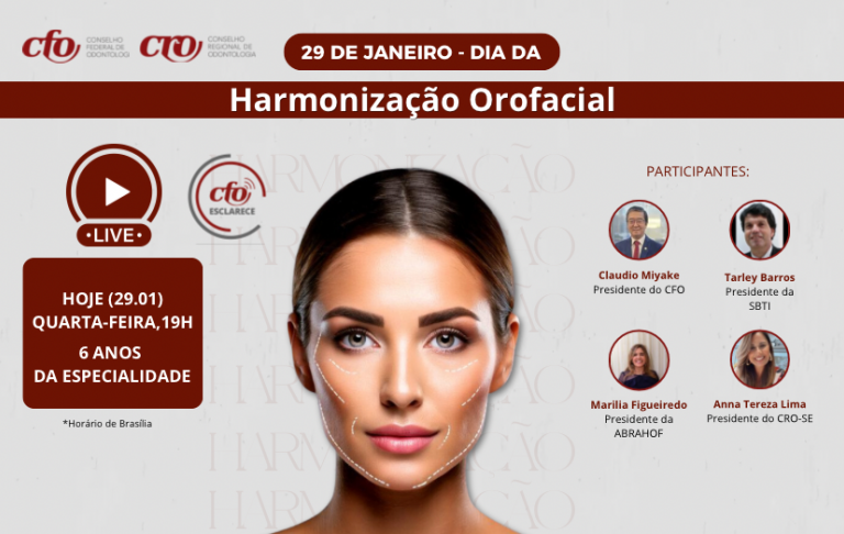 LIVE: CFO realiza transmissão ao vivo sobre os 6 anos da Harmonização Orofacial