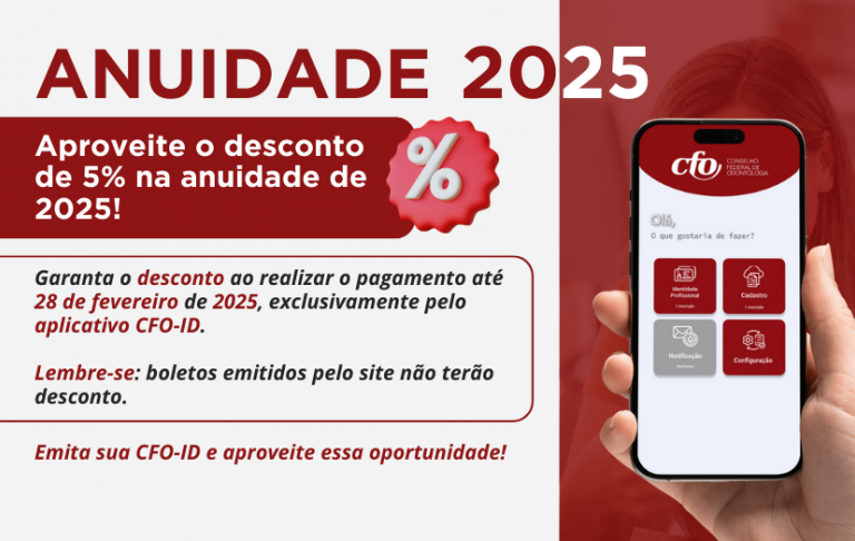 Últimos Dias para Garantir 5% de Desconto na Anuidade 2025