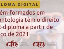 Recém-formados em Odontologia têm o direito ao diploma digital a partir de março de 2021