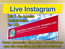 CRO-RN realiza Live no Instagram com o procurador do Trabalho sobre contratação de profissionais de odontologia por empresas terceirizadas